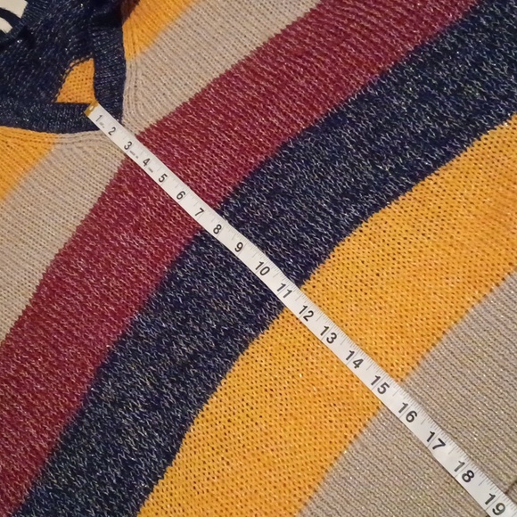 + Striped V-Neck Sweater - Picture 9 of 9